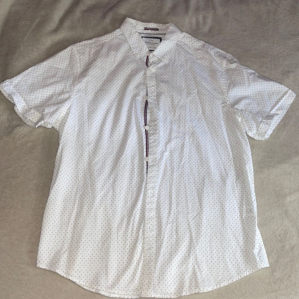 Demin & Flowers Button Down